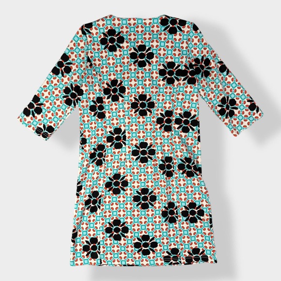 Tracy Negoshian Geometric and floral‎ zip up dress - Picture 6 of 9